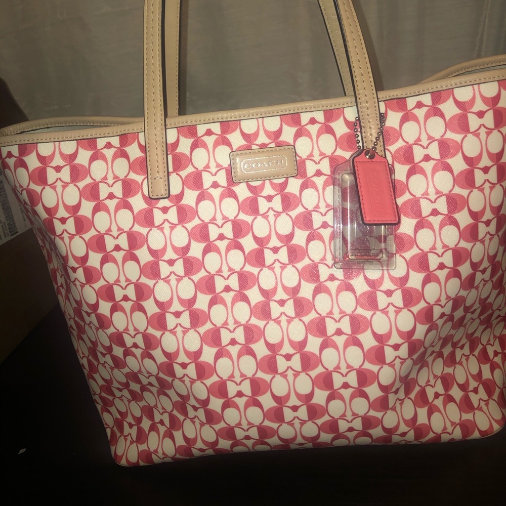 Coach coated canvas tote XL
